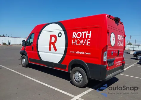 2023 Ram Promaster 2500 High Roof 159 Wb из США, поврежденный, VIN 3C6LRVDG0PE500661